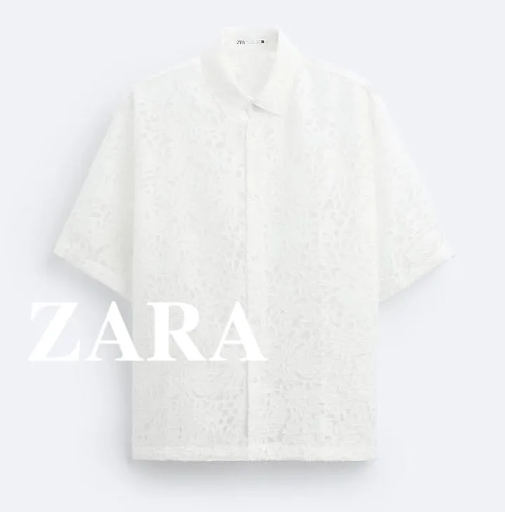 ZARA  |Short Sleeves Shirts