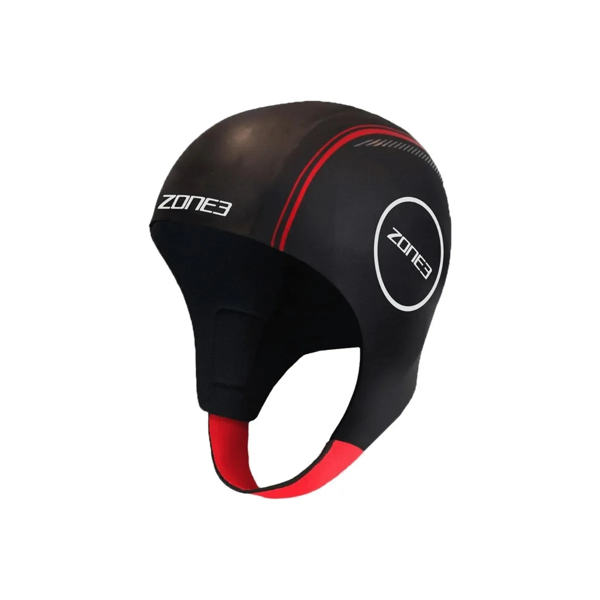 Zone3 Swimming Cap Black Red